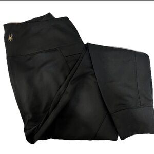 Spyder Women’s XL Fleece Lined Black Athletic Leggings